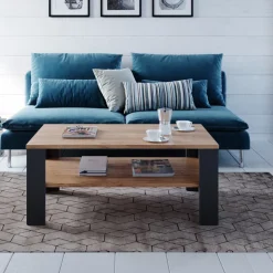 Couchtisch Anthrazit 100 x 60 cm Vicco