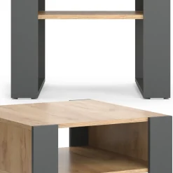 Couchtisch Anthrazit 59.2 x 50.6 cm Vicco