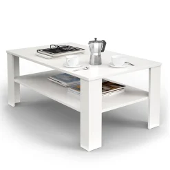 Couchtisch Weiß 100 x 60 cm Vicco