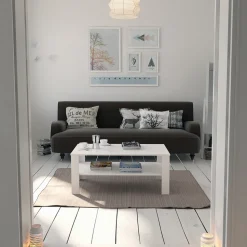 Couchtisch Weiß 100 x 60 cm Vicco