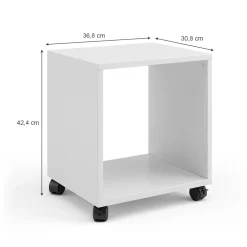 Couchtisch Weiß 36.8 x 30.8 cm Vicco