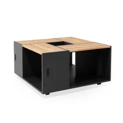 Couchtisch Anton Anthrazit 80 x 80 cm Vicco