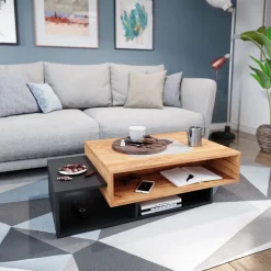 Couchtisch Bari Anthrazit 105 x 60 cm Vicco