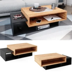 Couchtisch Bari Anthrazit 105 x 60 cm Vicco