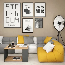 Couchtisch Dario Anthrazit 90 x 59 cm Vicco