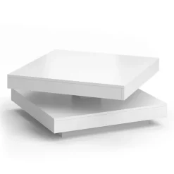 Couchtisch Elias Weiß 70 x 70 cm Vicco