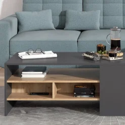 Couchtisch Fabien Goldkraft Eiche 110 x 60 cm Vicco