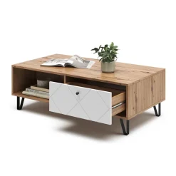 Couchtisch Nizza Artisan-Eiche 110 x 60 cm Vicco