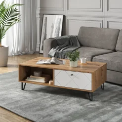 Couchtisch Nizza Artisan-Eiche 110 x 60 cm Vicco