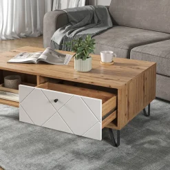 Couchtisch Nizza Artisan-Eiche 110 x 60 cm Vicco