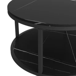 Couchtisch Ontario Marmor 80 x 80 cm Rund Vicco