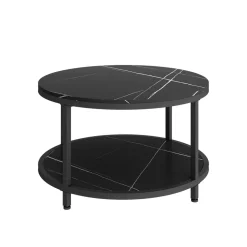 Couchtisch Ontario Marmor 80 x 80 cm Rund Vicco