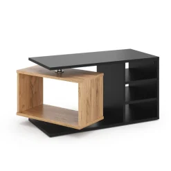 Couchtisch Rafi Schwarz 88 x 35 cm Vicco