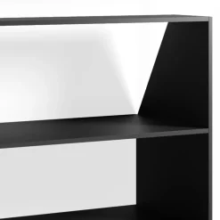 Dachschräge Regal Anthrazit 90 x 100 cm Vicco