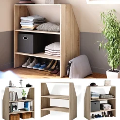 Dachschräge Regal Sonoma 90 x 100 cm Vicco