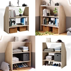 Dachschräge Regal Sonoma 90 x 100 cm Vicco