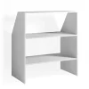 Dachschräge Regal Weiß 90 x 100 cm Vicco
