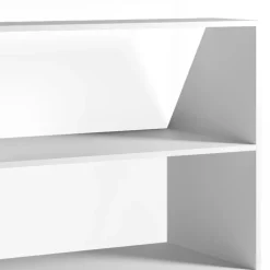 Dachschräge Regal Weiß 90 x 100 cm Vicco