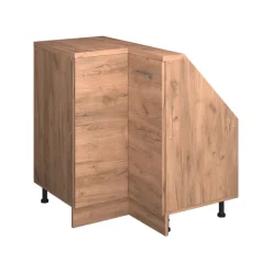 Dachschrägenschrank Eckschrank Rion Goldkraft Eiche 75.6 x 81.6 cm mit 1 Tür Vicco