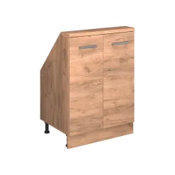 Dachschrägenschrank Rion Goldkraft Eiche mit 2 Türen Vicco