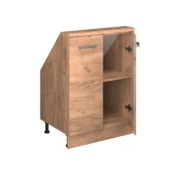 Dachschrägenschrank Rion Goldkraft Eiche mit 2 Türen Vicco