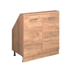 Dachschrägenschrank Rion Goldkraft Eiche mit 2 Türen Vicco