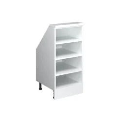 Dachschrägenschrank Rion Weiß 40 x 81.6 cm mit 4 Fächern Vicco