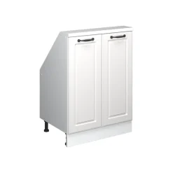 Dachschrägenschrank Rion Weiß Landhaus/Weiß mit 2 Türen Vicco