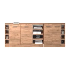 Dachschrägenschrank-Set Rion Goldkraft Eiche 5er Set Vicco