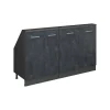 Dachschrägenschrank-Set Rion Schwarz Beton/Anthrazit 2er Set Vicco