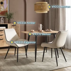 Deckenlampe Morten Creme 45 x 31 cm Vicco