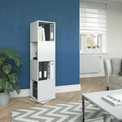 Drehregal Weiß 35.2 x 144.2 cm Vicco