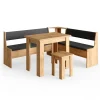 Eckbankgruppe Roman Goldkraft Eiche 180 x 150 cm mit Tisch Vicco
