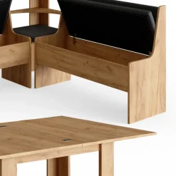 Eckbankgruppe Roman Goldkraft Eiche 150 x 150 cm mit Tisch Vicco