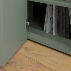 Eckkommode Wido Grün 80 x 50 cm mit Tür Vicco