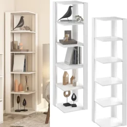 Eckregal Amina Weiß 45 x 180 cm Vicco