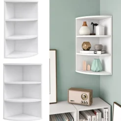 Eckregal Ecki Weiß 30 x 60 cm Vicco