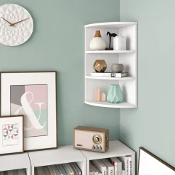 Eckregal Ecki Weiß 30 x 60 cm Vicco