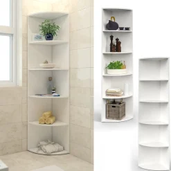 Eckregal Ecki Weiß 40 x 180 cm Vicco