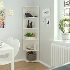 Eckregal Ecki Weiß 40 x 180 cm Vicco