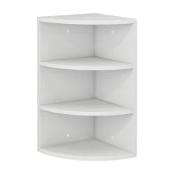 Eckregal Fabienne Weiß 30 x 60 cm 3 Fächern Vicco