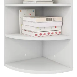 Eckregal Fabienne Weiß 30 x 60 cm 3 Fächern Vicco