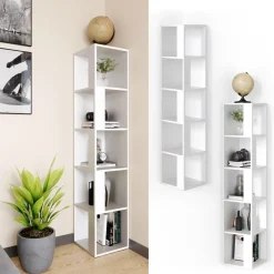 Eckregal Lio Weiß 33.3 x 162.2 cm Vicco