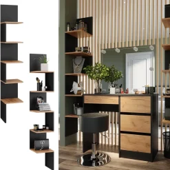 Eckregal Paolo Anthrazit 28 x 175.4 cm 2er Set Vicco