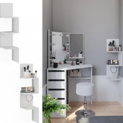 Eckregal Paolo Weiß 28 x 116.4 cm Vicco