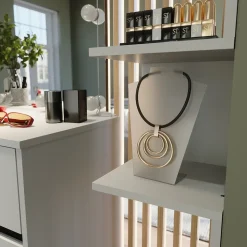 Eckregal Paolo Weiß 28 x 116.4 cm Vicco