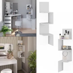 Eckregal Paolo Weiß 28 x 116.4 cm Vicco