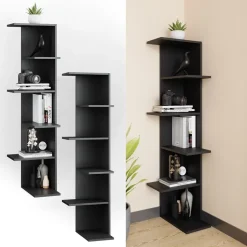 Eckregal Tera Anthrazit 37 x 140.1 cm Vicco