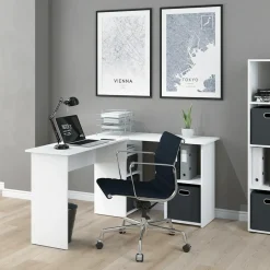 Eckschreibtisch Carlo Weiß 136 x 112 cm Vicco