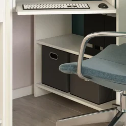 Eckschreibtisch Odin Weiß 83 x 76 cm Vicco